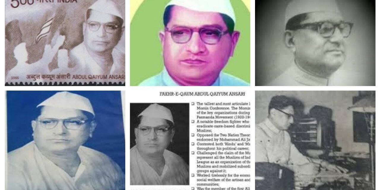 Abdul Qayyum Ansari, the messiah of the marginalized, deserves ‘BHARAT RATNA’